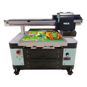 ukuran a2 uv flatbed printer untuk logam / kasus telepon / kaca / pena / mug