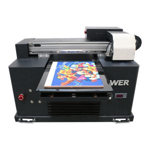 A2 A3 ukuran desktop kecil led uv flatbed printer untuk pencetakan dekorasi