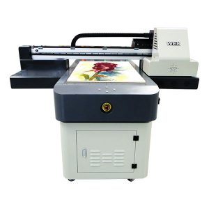 penjualan panas a1 / a2 / a3 / a4 format kecil digital uv flatbed printer 6090